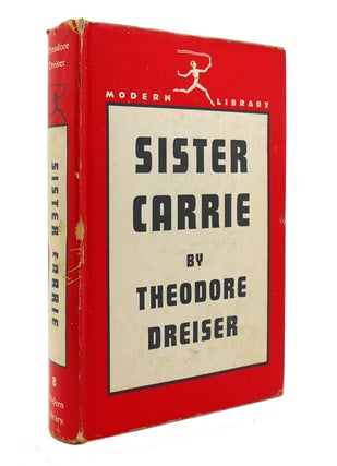 Item #139939 SISTER CARRIE Modern Library No. 8. Theodore Dreiser