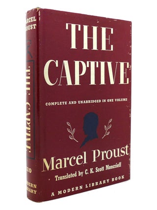 Item #140089 THE CAPTIVE Modern Library No. 120. Marcel Proust