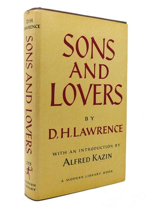 Item #140091 SONS AND LOVERS Modern Library No. 333. D. H. Lawrence