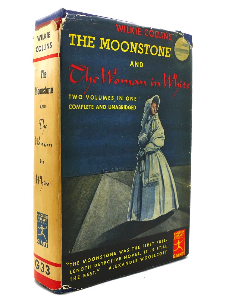 Item #140106 THE MOONSTONE AND THE WOMAN IN WHITE Modern Library No. G33. Wilkie Collins.