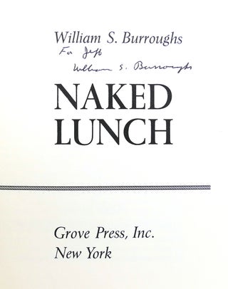 NAKED LUNCH Signed 1st