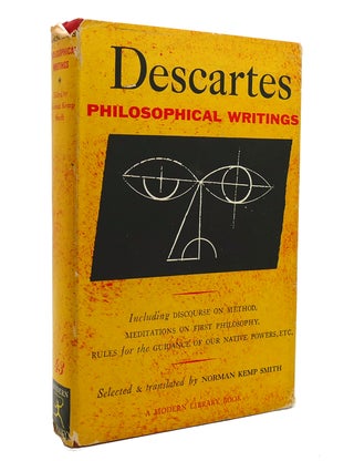 Item #140969 PHILOSOPHICAL WRITINGS Modern Library No. 43. Descartes