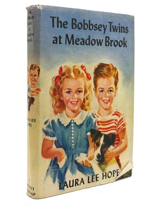 Item #141011 THE BOBBSEY TWINS AT MEADOW BROOK. Laura Lee Hope