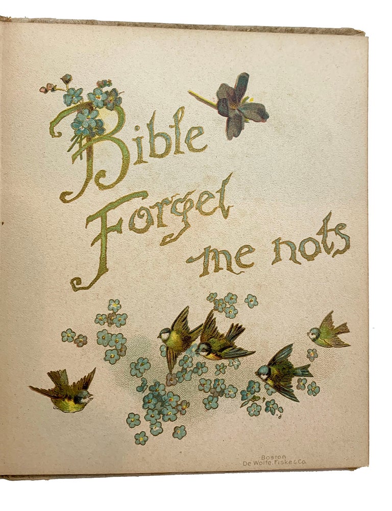 Item #141564 BIBLE FORGET ME NOTS. Noted.