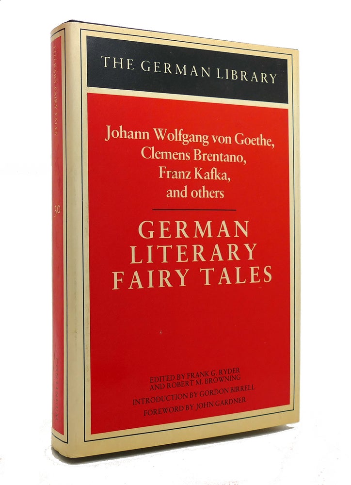 Item #142353 GERMAN LITERARY FAIRY TALES English and German Edition. Frank Glessner Ryder, Robert M. Browning.