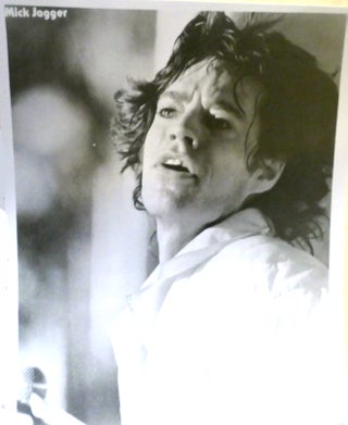 Item #142641 MICK JAGGER PHOTO 8'' x 10'' inch Photograph. Mick Jagger