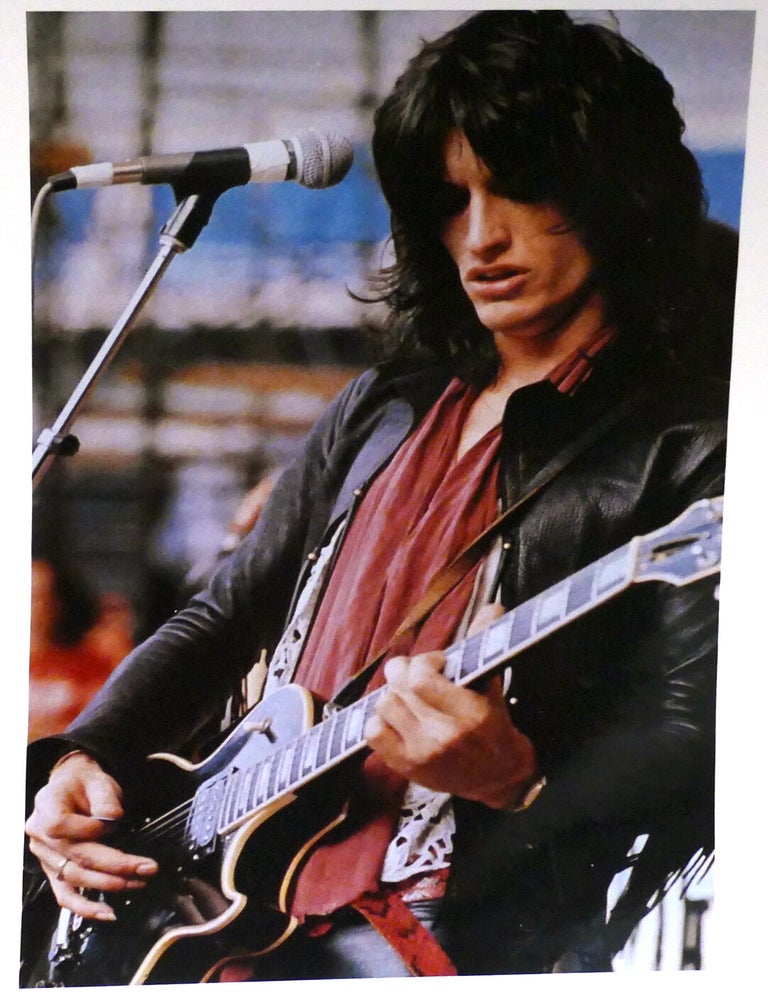 Item #142796 AEROSMITH JOE PERRY PHOTO; 8'' x 10'' inch Photograph. Aerosmith Joe Perry.
