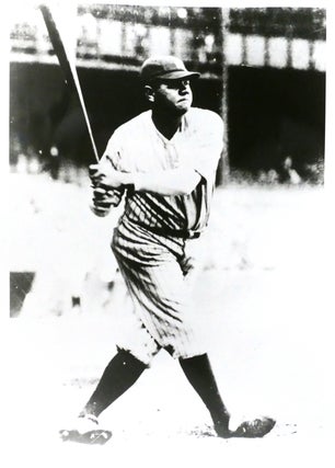 Item #143037 BABE RUTH VINTAGE BLACK AND WHITE PHOTO 8'' x 10'' inch Photograph. Babe Ruth