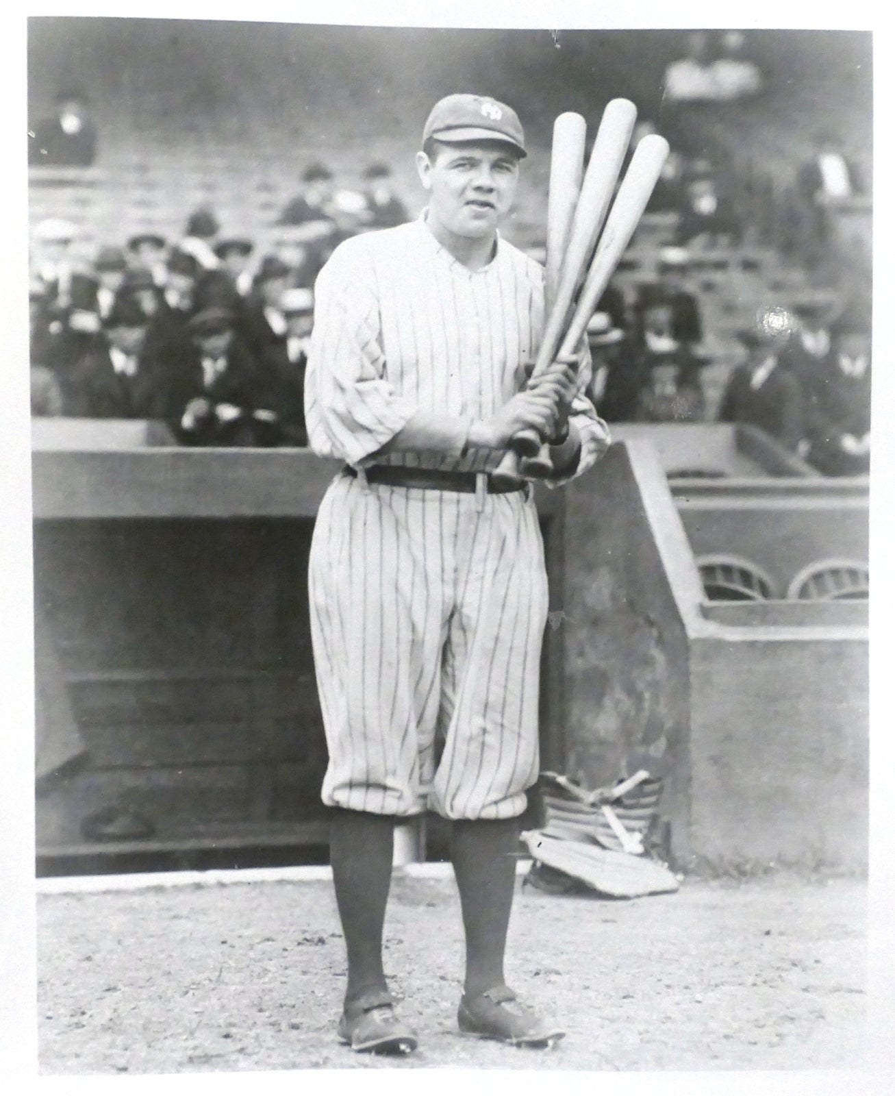 BABE RUTH BATTING STANCE PHOTO 8'' x 10'' inch Photograph