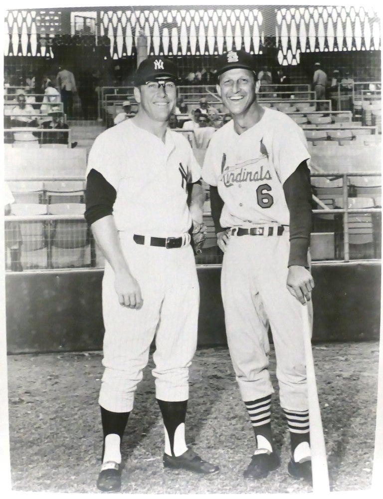 MICKEY MANTLE, STAN MUSIAL VINTAGE PHOTO 2 COPIES AVAILABLE 8'' x