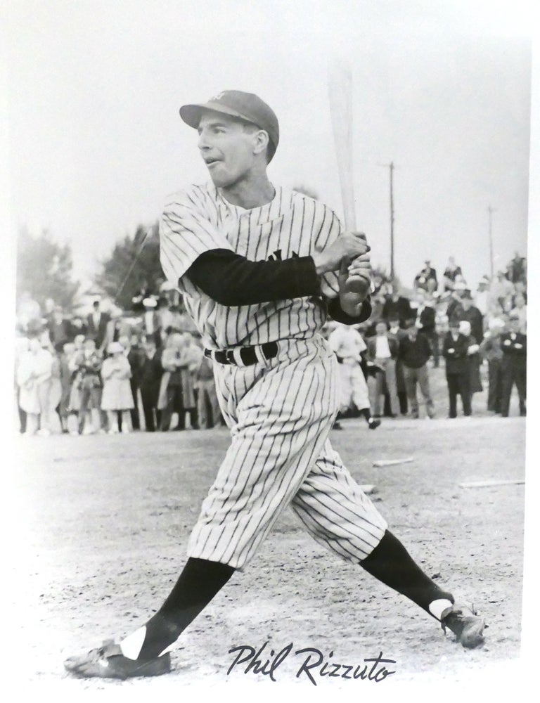 PHIL RIZZUTO NEW YORK YANKEES PHOTO 8'' x 10'' inch Photograph by Phil  Rizzuto on Rare Book Cellar