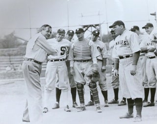 Item #143074 BABE RUTH, WILLIAM BENDIX "THE BABE RUTH STORY" (1948) PHOTO 1 OF 2 (2 COPIES...