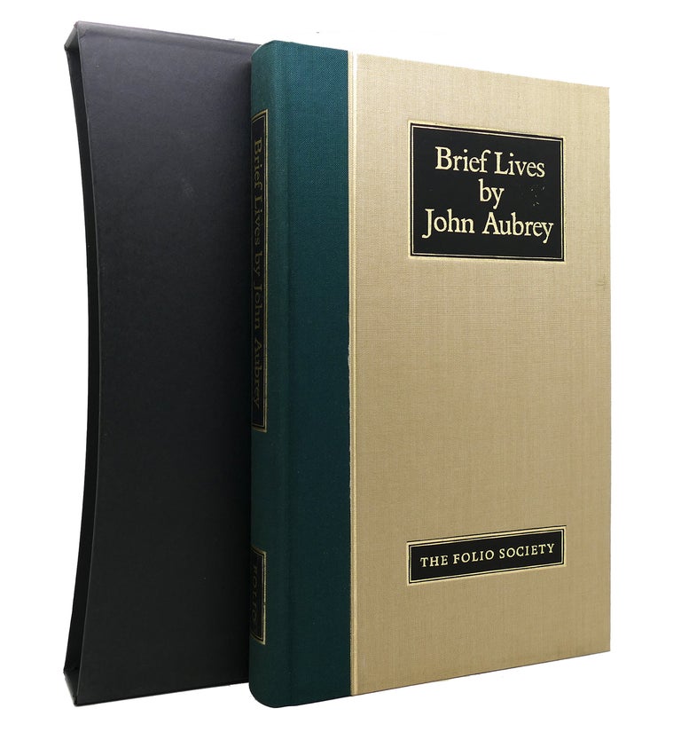 Item #143272 BRIEF LIVES Folio Society. John Aubrey.