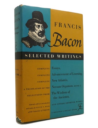 Item #143726 SELECTED WRITINGS Modern Library. Francis Bacon