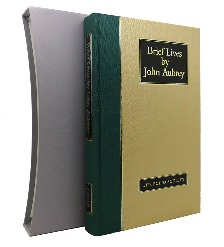 Item #143894 BRIEF LIVES Folio Society. John Aubrey.
