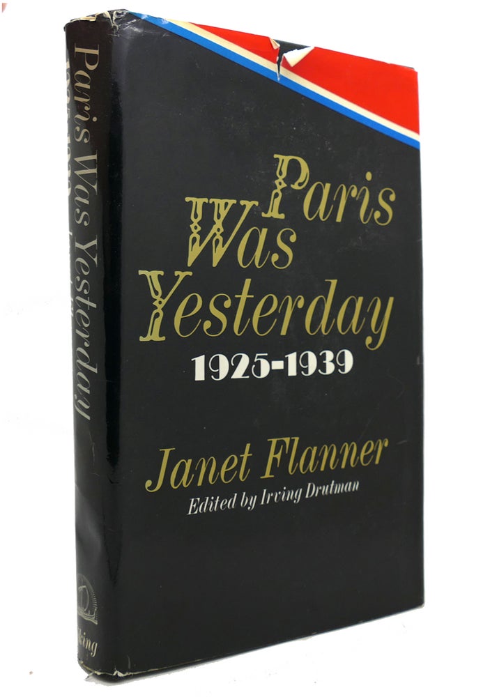 Item #144711 PARIS WAS YESTERDAY. Janet Flanner.