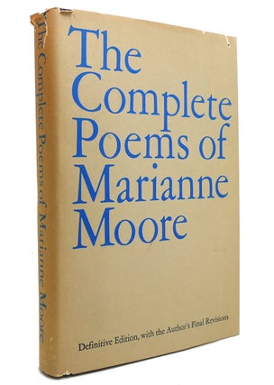 Item #144919 COMPLETE POEMS OF MARIANNE MOORE. Marianne Moore