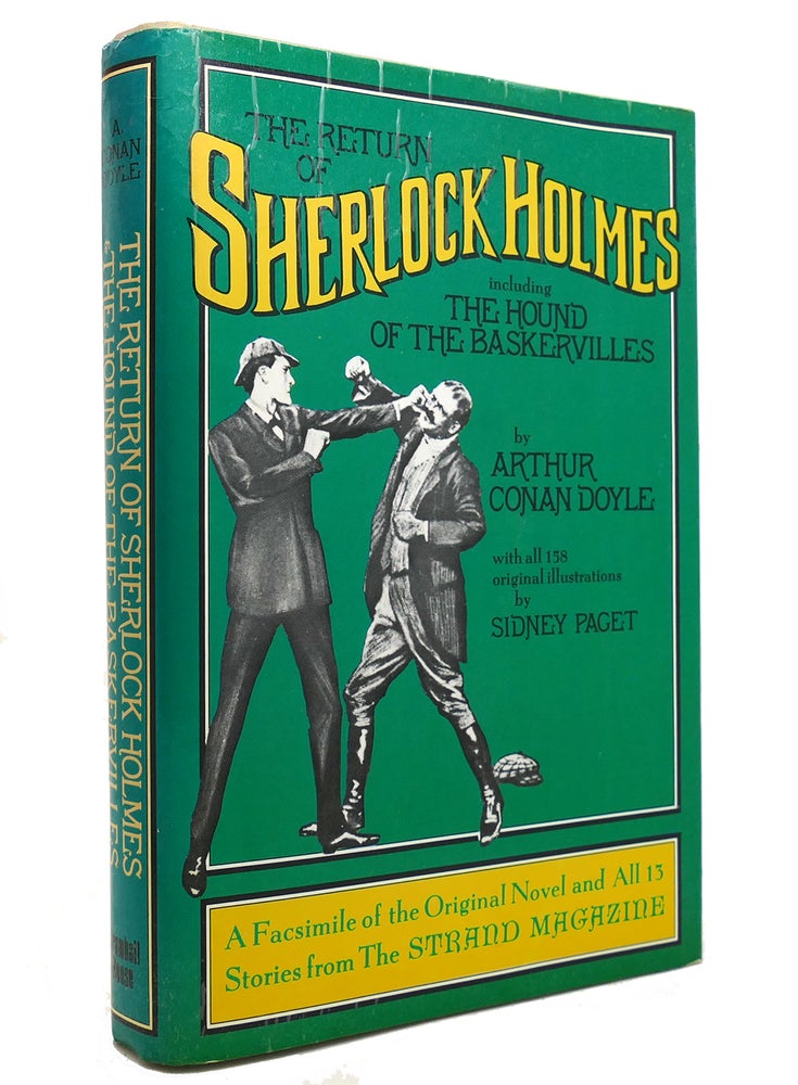 Item #144952 RETURN OF SHERLOCK HOLMES INCLUDING THE HOUND OF THE BASKERVILLES. Arthur Conan Doyle.