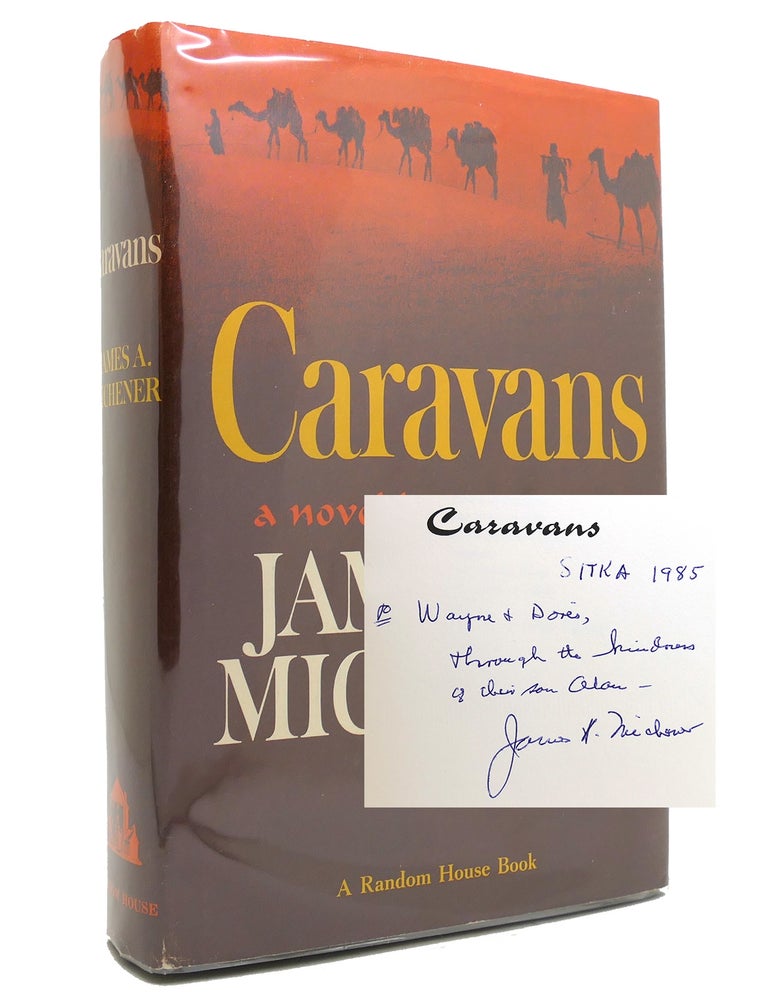 Item #144958 CARAVANS Signed 1st. James A. Michener.