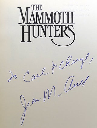 THE MAMMOTH HUNTERS Signed 1st