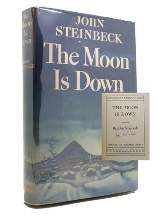 THE MOON IS DOWN Signed 1st. John Steinbeck.