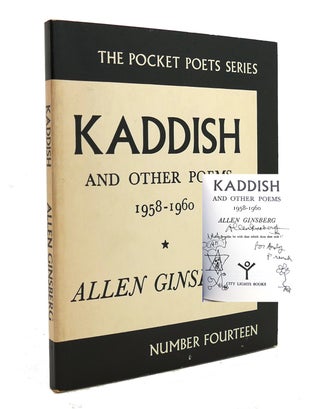 Item #145319 KADDISH Signed. Allen Ginsberg