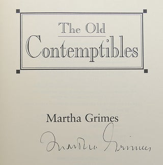 THE OLD CONTEMPTIBLES Signed 1st