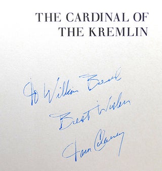 THE CARDINAL OF THE KREMLIN Signed 1st