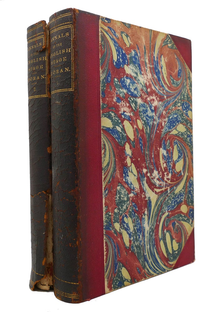 Item #145780 ANNALS OF THE ENGLISH STAGE From Thomas Betterton to Edmund Kean in Two Volumes. Dr. Doran.