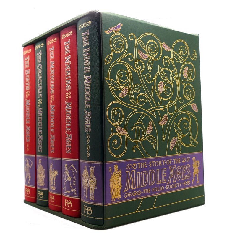 Item #146016 THE STORY OF THE MIDDLE AGES IN 5 VOLUMES Folio Society. Geoffrey Barraclough Moss, Huizinga, Mundy, Southern.