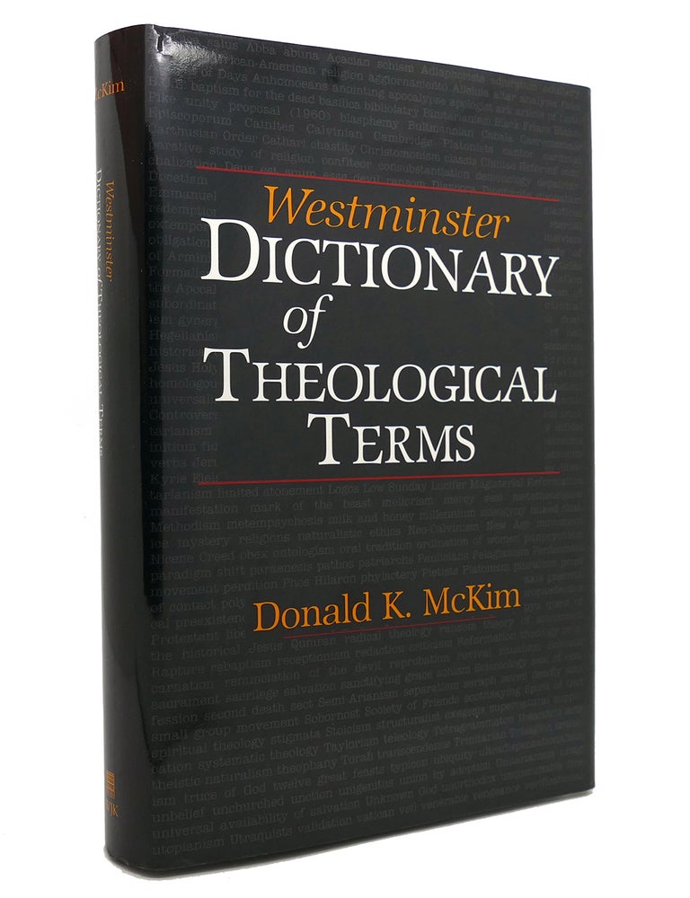 WESTMINSTER DICTIONARY OF THEOLOGICAL TERMS | Donald K. McKim | First ...