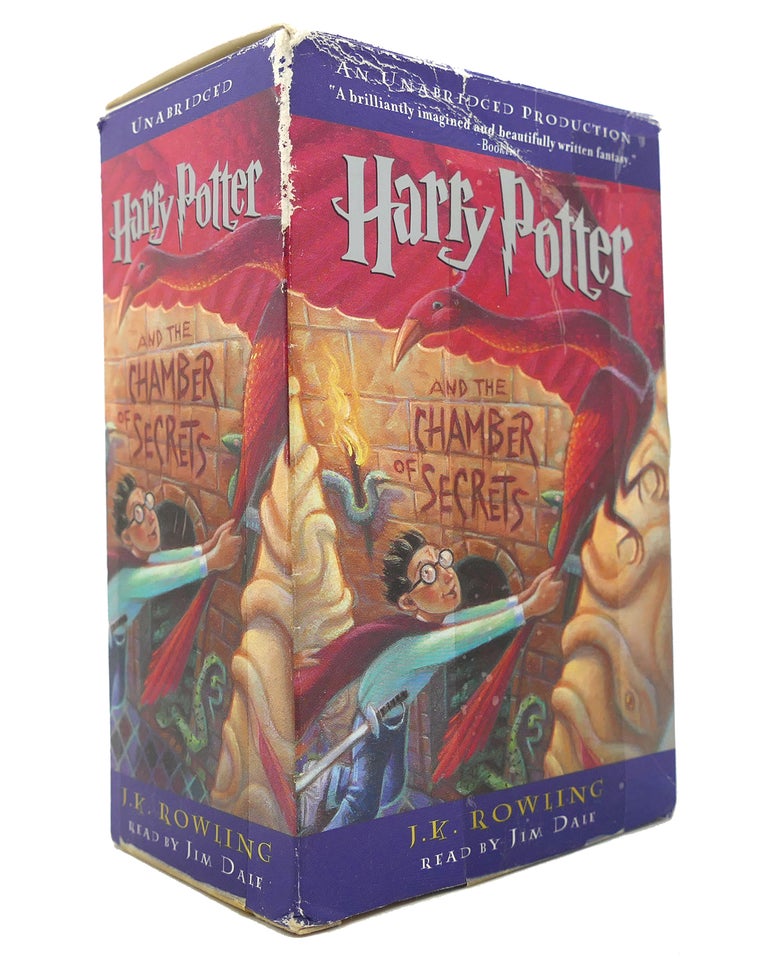 Item #147421 HARRY POTTER AND THE CHAMBER OF SECRETS Audio Cassettes. Jim Dale J. K. Rowling.