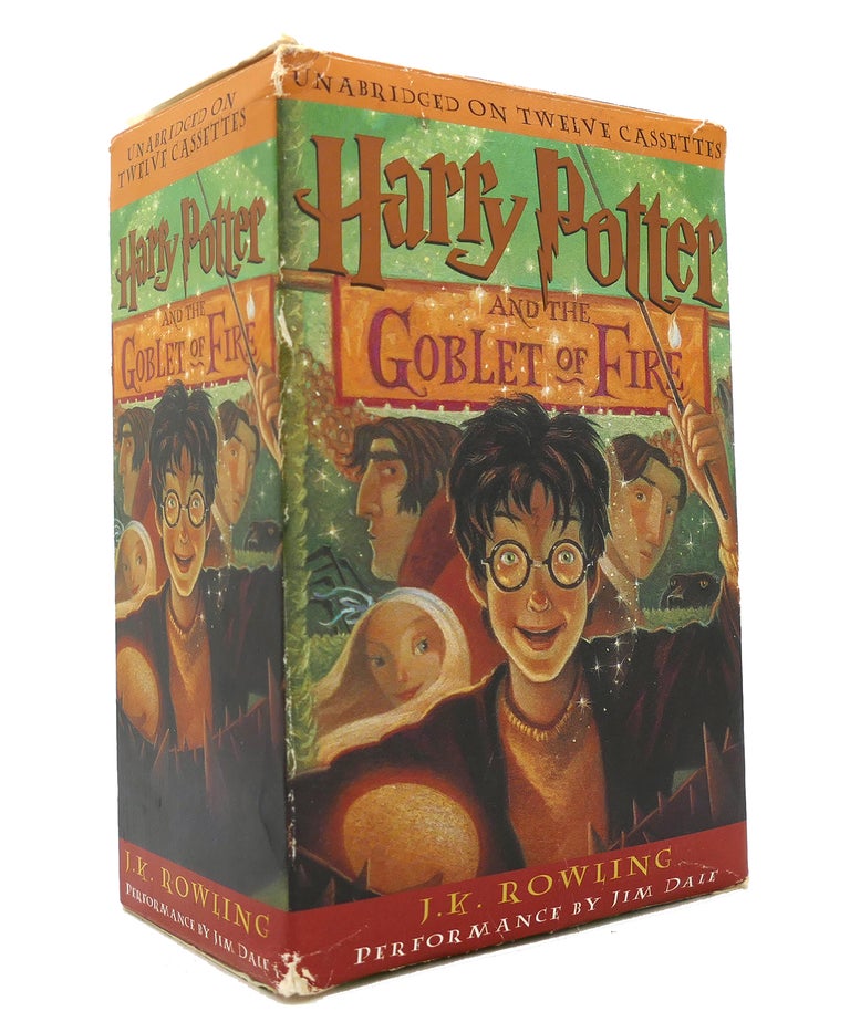 Item #147427 HARRY POTTER AND THE GOBLET OF FIRE Audio Cassettes. Jim Dale J. K. Rowling.