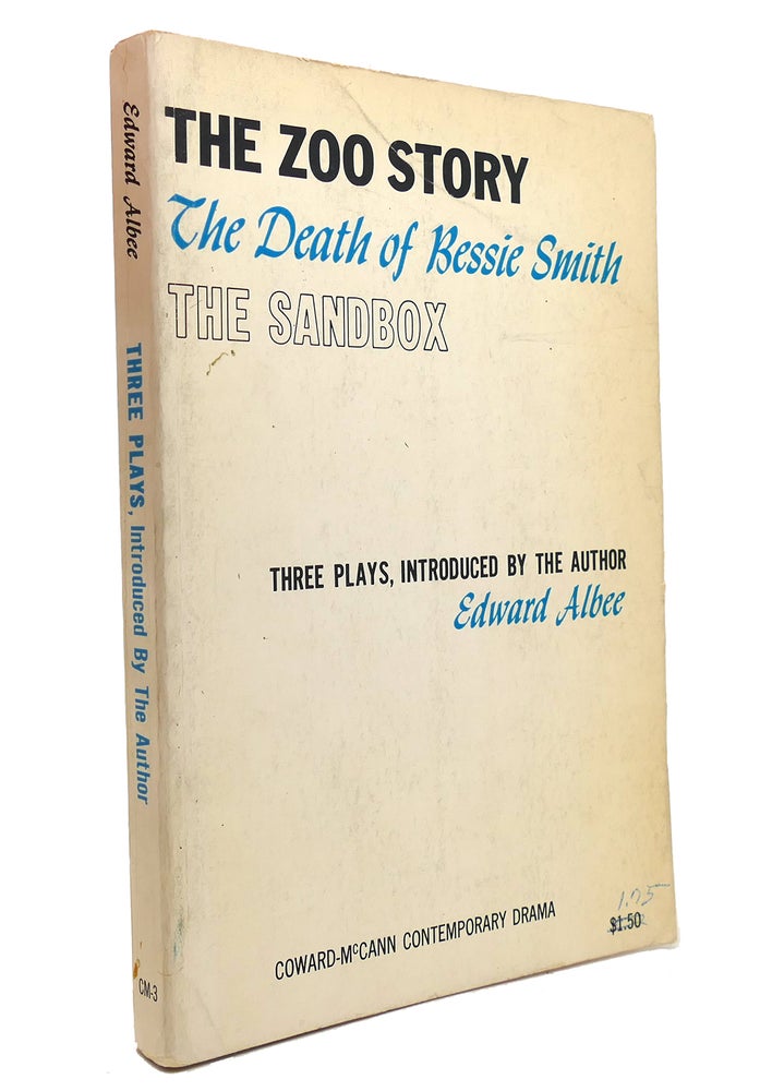 Item #147480 THE ZOO STORY, THE DEATH OF BESSIE SMITH, THE SANDBOX. Edward Albee.
