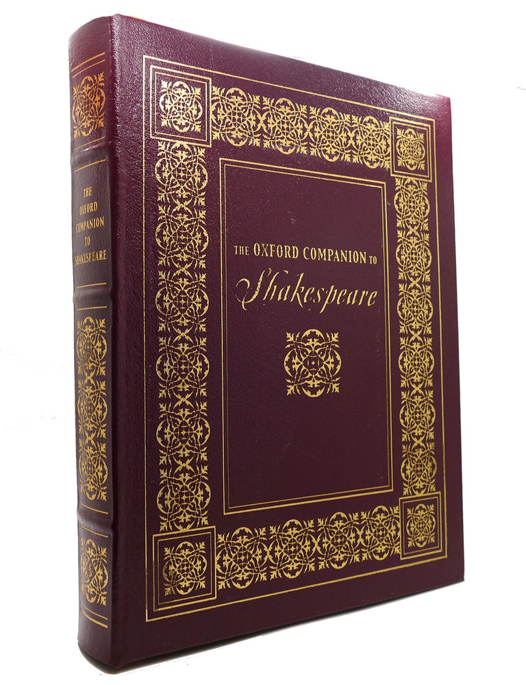 Item #147689 THE OXFORD COMPANION OF SHAKESPEARE Easton Press. Michael Dobson.