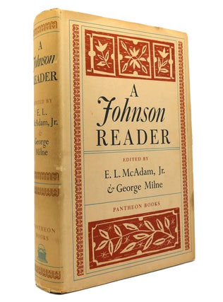 Item #148013 A JOHNSON READER. George Milne E. L. McAdam Jr