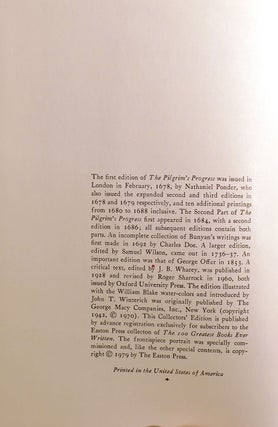 THE PILGRIM'S PROGRESS Easton Press