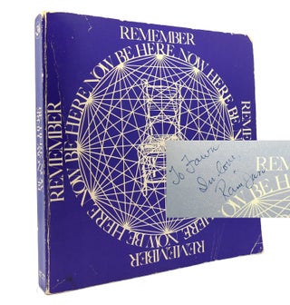 Item #148565 BE HERE NOW Signed 1st. Ram Dass