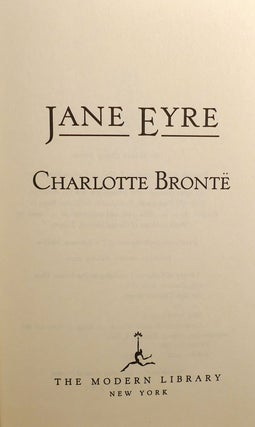 JANE EYRE Modern Library