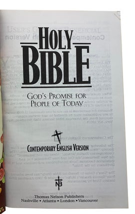 PRECIOUS MOMENTS HOLY BIBLE Contemporary English Version