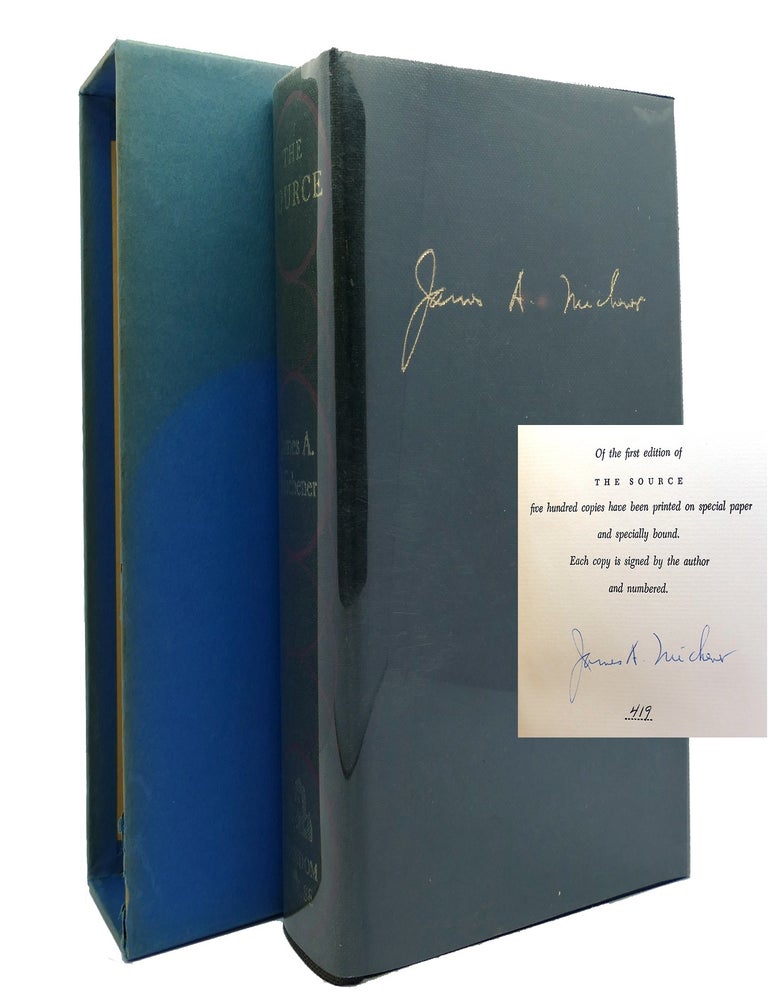 Item #149188 THE SOURCE; Signed 1st. James A. Michener.