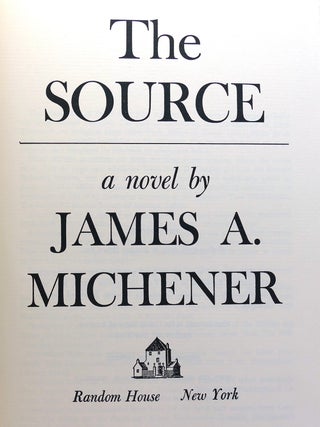 THE SOURCE; Signed 1st