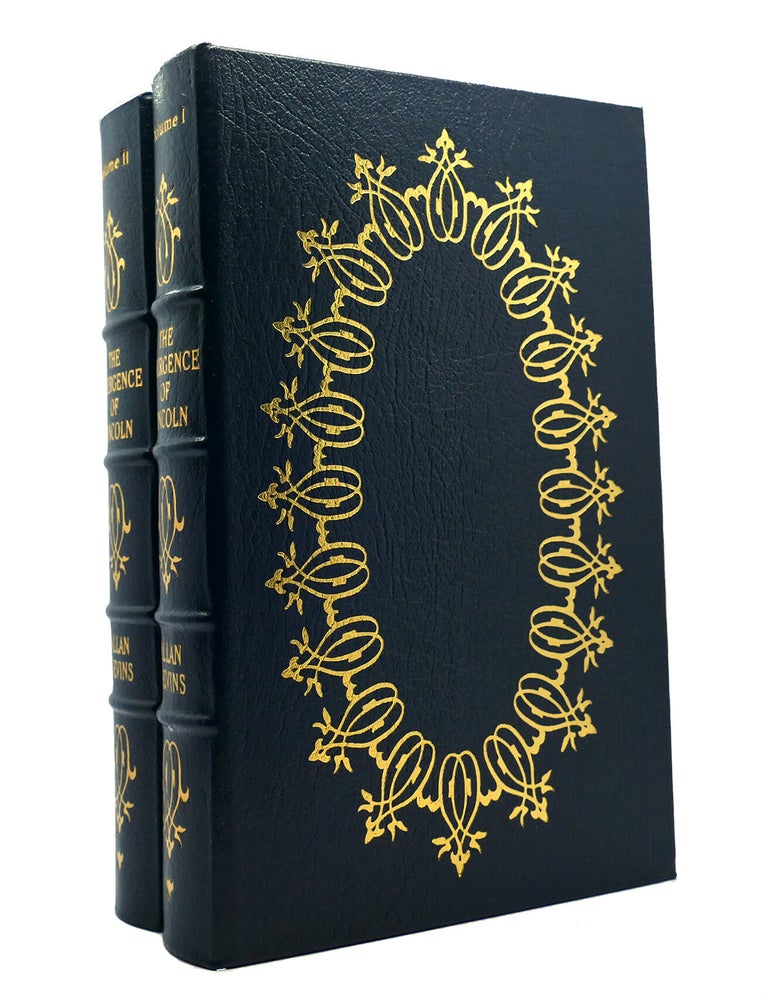 Item #149776 THE EMERGENCE OF LINCOLN VOLS. I AND II; Easton Press. Allan Nevins.