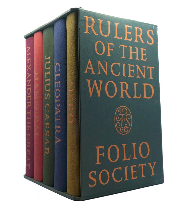 Item #149910 RULERS OF THE ANCIENT WORLD Folio Society. Robin Lane Fox Ernle Bradford, Christian Meier, Jack Lindsay, Michael Grant.