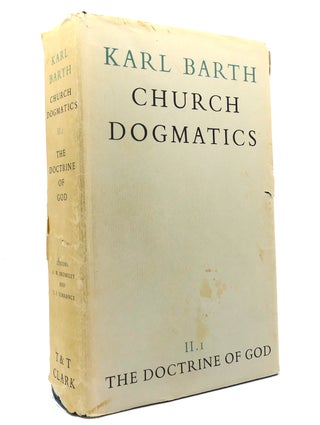 Item #150117 THE DOCTRINE OF GOD. Karl Barth, G. W. Bromiley, T. F. Torrance
