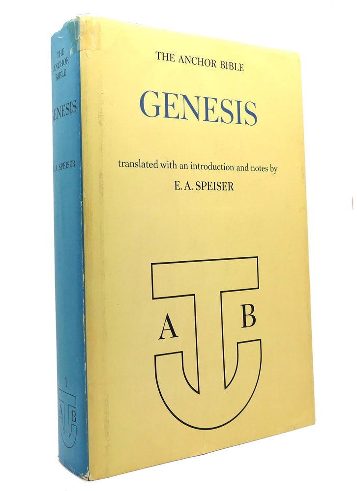 Item #150302 THE ANCHOR BIBLE Genesis. E. A. Speiser.