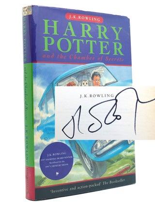 Item #150592 HARRY POTTER AND THE CHAMBER OF SECRETS Signed 1st UK. J. K. Rowling