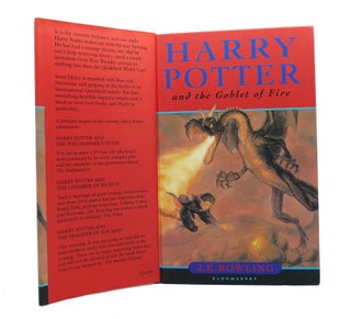 HARRY POTTER AND THE GOBLET OF FIRE Signed 1st UK