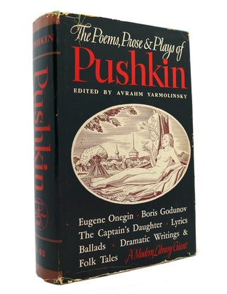 Item #151027 THE POEMS, PROSE & PLAYS OF PUSHKIN Modern Library G62. Avrahm Yarmolinsky -...