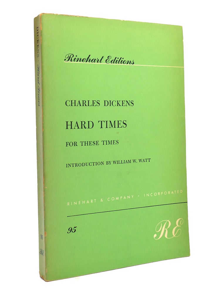 Item #151066 HARD TIMES For These Times. Charles Dickens.